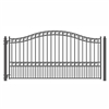ALEKOÂ® PARIS Style Single Swing Steel Driveway Gate 12'