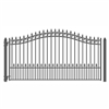 ALEKOÂ® PRAGUE Style Single Swing Steel Driveway Gate 16'