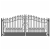 ALEKOÂ® VENICE Style Swing Dual Steel Driveway Gates 16'