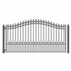 ALEKOÂ® PRAGUE Style Single Swing Steel Driveway Gate 18'