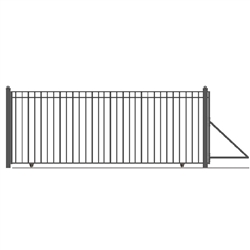 Steel Sliding Driveway Gate - MADRID Style