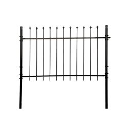 DIY Steel Fence Panel Kit - ATHENS Style - 5 x 5 Feet ALEKO