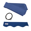 ALEKO Awning Fabric Replacement for 20x10 Ft Retractable Patio Awning, BLUE Color