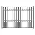 ALEKOÂ® LONDON Steel Fence 8' x 5'
