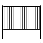 DIY LYON Style Steel Fence - 8 x 5 Feet - ALEKO