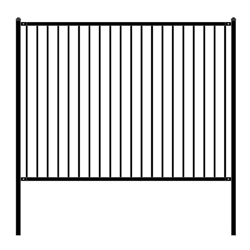 DIY LYON Style Steel Fence - 8 x 6 Feet - ALEKO