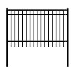 DIY Steel Iron Wrought High Quality Fence - Nice Style - 6 x 4 Feet - ALEKO