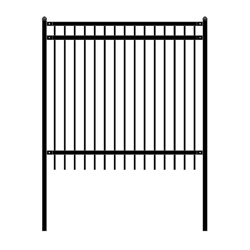 DIY Steel Iron Wrought High Quality Fence - Nice Style - 6 x 6 Feet - ALEKO