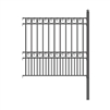 ALEKO&reg; Paris Style DIY Iron Wrought Steel 5.5' X 5' (1.7 X 1.5 m)  High Quality Ornamental Fence
