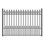 ALEKOÂ® PRAGUE Steel Fence 8' x 5'