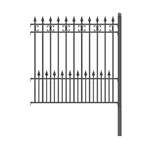 ALEKO&reg; St. Petersburg Style DIY Iron Wrought Steel 5.5' X 5' (1.7 X 1.5 m)  High Quality Ornamental Fence