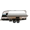 Motorized Retractable RV/Patio Awning - 15 x 8 Feet - Grey - ALEKO