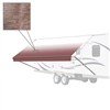 8'X8' RV Awning Fabric - Brown - ALEKO