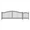 Set of ALEKO&reg; DUBLIN Style Steel Swing Dual Driveway 1.2.9 m with Pedestrian Gate 1.2 m