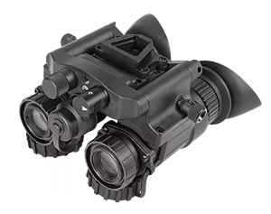 AGM NVG-50 NL1 (Dual Tube Night Vision Goggle/Binocular 51 degree FOV with Photonis FOM 1400-1800 Gen 2+ "Level 1" P43-Green Phosphor IIT)