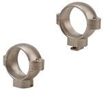 BURRIS (Dovetail front, Windage Adjustable Rear) Silver High 1 inch  Signature Rings