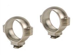 BURRIS Signature Double Dovetail Rings Silver Medium 1 inch