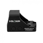 HOLOSUN OPEN REFLEX SIGHT - BLACK, GREEN DOT, 6 MOA, ALUMINUM