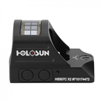 HOLOSUN OPEN REFLEX SIGHT 2 MOA RED DOT & 32 MOA CIRCLE, ALUMINUM