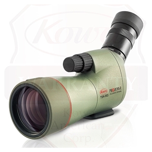 KOWA TSN 55mm Angled Spotting Scope (Green Rubber Armor) Prominar (Incl 15-45X Eye Piece & Scope Cover)