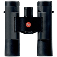 LEICA 10X25mm BR Black Ultravid Binocular (Rubber Armor) with Case