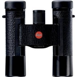 LEICA 10x25mm BL Black Ultravid Binocular Leather with Brown Case