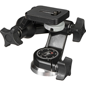 MANFROTTO Manfrotto 3-Way, Pan-and-Tilt Head with 1/4"-20 Mount (Oben Window Mount Clamp)