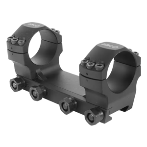 MDT One Piece 30mm 1.34" Medium Black Matte (6 Bolt) Scope Mount