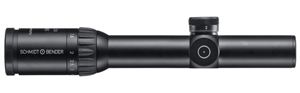 SCHMIDT & BENDER Stratos 1.1-5x24 (30mm Tube) SFP Matte FlashDot #7 (Capped)