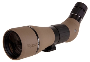 Sig Sauer OSCAR8 Spotting Scope, 27-55x80mm, HDX Lens, Angled Eyepiece, FDE
