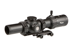 SIG SAUER TANGO MSR SCOPE, 1-10X26MM, 34MM, FFP, ILLUMINATED MSR BDC10 RETICLE, 0.5 MOA CAPPED, BLACK W/ 1.535 MSR-MOUNT