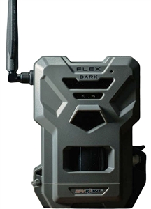 SPYPOINT FLEX-DARK w/SD Card, 40MP Photos, 1080p Video + Sound, No-Glow Game Camera, Hunting Night Vision, Motion Activated,100ft Detection Celluar Trail Camera