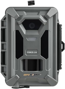 SPYPOINT FORCE-24 Non-Cellular, 2K Video, 24MP Photos, Low-Glow LEDs, Night Vision Game Camera, 70ft Motion Detection, Trail Camera