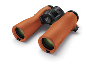 SWAROVSKI NL Pure 8X 32mm Burnt Orange Binoculars W/ FSB Sidebag, Strap, Eyepiece, Lens Cover & Cleaning Kit