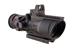 ACOG 6x48 Machine Gun Optic, Dual Illuminated Red Chevron .223 Ballistic Reticle, 6.5 MOA RMRÂ® Sight, and TA75 Mount