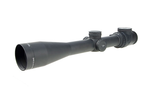 TRIJICON AccuPoint 2.5-12.5x42 Riflescope w/ BAC, Green Triangle Post Reticle, 30mm Tube