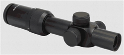 U.S. OPTICS 1-4x22mm (30mm Tube) Digital Red First Focal Plane, 2/10 MIL Zeroing Windage and Elevation Knobs with MIL Scale Reticle
