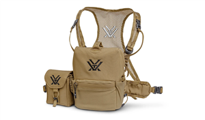 VORTEX GlassPak Pro Small Binocular Harness for Most 42mm or Smaller Binoculars w/Case, Comfort Neck Strap, Tethered Lens Cloth, & LRF Pouch