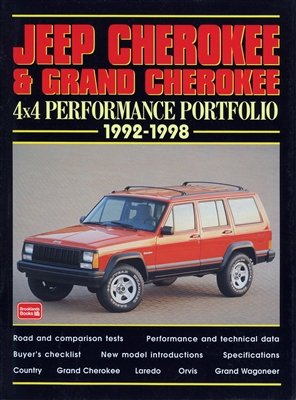 Jeep Cherokee & Grand Cherokee 4x4 Performance Portfolio 1992-1998 compiled by R.M. Clarke.