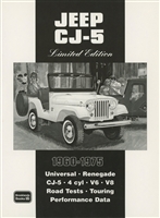 Jeep CJ-5 Limited Edition 1960-1975 compiled by R.M. Clarke