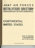 Army Air Forces, Installations Directory, Continental US