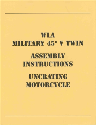 WLA Assembly Manual (Harley WLA G523)