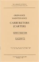 Carter Carburetor Service Manual 539S (GPW / MB)