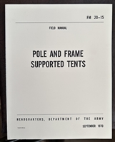 FM 20-15 Tents - 1970 Edition