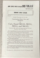 ORD 7-A-42 Cart, Hand, Spare Parts Manual