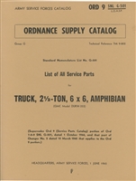 ORD 9 G501, GMC DUKW Illustrated Parts Manual (1945)