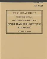 TM 9-1728 Power Train M3, M3A1 (G103 "Stuart")