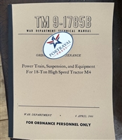 TM 9-1785B Organizational Maintenance: Power Train, Suspension & Equipment M4 Series High Speed Tractor (G150).