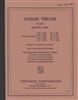 Dodge Parts Manual TM 10-1120