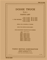 TM 10-1200 Parts List (Dodge G505/WC12-20)